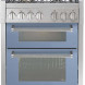 Steel GQ7SF-4 fornuis met combi-stoomoven - 70 cm. - dubbele oven