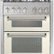 Steel GQ7SF-4 fornuis met combi-stoomoven - 70 cm. - dubbele oven