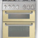 Steel GQ7SF-4 fornuis met combi-stoomoven - 70 cm. - dubbele oven