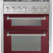 Steel GQ7SF-4 fornuis met combi-stoomoven - 70 cm. - dubbele oven