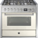 Steel GQ9S-4M fornuis - combi stoomoven - 90 cm. breed