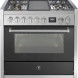 Steel GQ9S-4T fornuis met combi stoomoven - Genesi