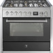 Steel GQ9S-6W fornuis met combi stoomoven
