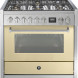 Steel GQ9S-6W fornuis met combi stoomoven