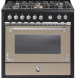 Steel X9F-6 Oxford mat-zwart fornuis