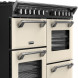 Vrijstaand crèmekleurig gasfornuis Stoves Richmond 100 DF met 196 liter ovenruimte