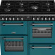 Stoves Richmond 100 DF DX gas fornuis - deep marine - 100 cm. breed