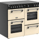 Inductiekookplaat met bridgefunctie Belling Richmond 100 EI DX RTY creme voor grotere pannen