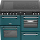 Stoves Richmond 100 Ei DX RTY inductie fornuis - deep marine - 100 cm. breed