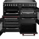 Stoves Richmond 100 Ei DX RTY inductie fornuis - garnet red - 100 cm. breed