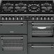 Stoves Richmond 110 DF DX gas fornuis - antraciet - 110 cm. breed