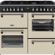 Belling Richmond 110 DF DX creme gasfornuis 110 cm breed met 4 ovens en 7 pitten