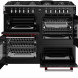 Stoves Richmond 110 DF DX gas fornuis - garnet red - 110 cm. breed