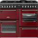 Stoves Richmond 110 DF DX gas fornuis - garnet red - 110 cm. breed