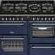 Stoves Richmond 110 DF DX gas fornuis - midnight blue - 110 cm. breed