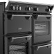 Luxe inductiefornuis Stoves Richmond 110 ZLS DX in zwarte uitvoering
