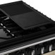 PowerWok-brander en gietijzeren pannendragers Stoves Richmond fornuis