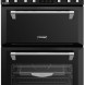 Stoves Richmond DX 60 DF zwart gasfornuis met dubbele oven en 4-pits gaskookplaat