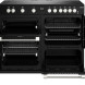 Stoves Sterling DX D1100Ei RTY BK inductie fornuis - 110 cm - zwart
