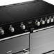 Stoves Sterling DX D1100Ei RTY BK inductie fornuis - 110 cm - zwart