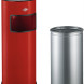 Wesco Staande Asbak 24, Rood 8012184 afvalbak -