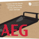 A9HHPG11 AEG gietijzeren grillplaat - Zwart