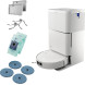 AEG AR82UW4SW robotstofzuiger met stofzuigstation en smartphone-app bedieningsscherm