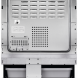 AEG CIB6490APM inductiefornuis detailopname bedieningspaneel en inductiekookplaat met geopende ovendeur