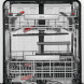 AEG FSE63307P vaatwasser - Bestekmand in onderkorf