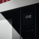 AEG NMS5G25IEM inbouw magnetron met grill interieur geopende deur met roestvrijstalen binnenwand en glazen draaiplateau