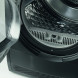 AEG TR868DS4 droger close-up onderin geopende deur met pluizenzeef en ventilatierooster