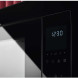 AEG TS5GM25EB inbouw magnetron met grill – interieur met roestvrijstalen binnenwand en glazen draaiplateau