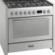 Atag FG9011EAN gas fornuis - roestvrijstaal - 90 cm. breed