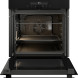 ATAG OX6771B oven geopende deur met verwisselbare roosterkorf en glazen schaal, interieurzicht