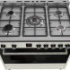 Het gas kookgedeelte van de SC900DFT heeft in het midden een 3,5 kW sterke wokbrander