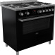 De Belling SC900DFT heeft een strak design in de kleur zwart met rvs accenten