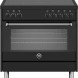 Bertazzoni MPL95I1ENNP zwart inductiefornuis 90 cm breed