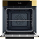 Bertazzoni FMOD6117CTG3 combi-stoomoven geopende deur met zicht op ovenruimte en ventilatorrooster