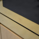 Bertazzoni FMOD6117CTG3 combi-stoomoven onderste deel van voorkant met gele bekleding
