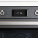 Bertazzoni FPRO6117CTN3 combi-stoomoven, bedieningspaneel met twee draaiknopen, digitaal display en handgreep
