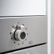 Linker bedieningsknop van Bertazzoni FPRO6117CTX3 met schaalverdeling en CLEAN-functie