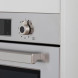 Rechter bedieningsknop van Bertazzoni FPRO6117CTX3 met schaalverdeling en CLEAN-functie