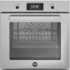 Bertazzoni FPRO6117PTX3 oven vooraanzicht met gesloten deur, digitaal display en bedieningsknoppen