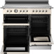 Bertazzoni HER105I3EAVT2 fornuis met geopende ovendeurs en uitschuifbare lade