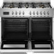 Bertazzoni PRO106L2EBIT2 geopende ovens met roosterlagen en uitschuifbare pannen