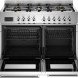 Bertazzoni PRO106L2EXT2 met geopende ovendeur en uitschuifbare lade