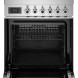 Bertazzoni PRO64I1ENET2 fornuis met geopende ovendeur en uitschuifbare pan eronder