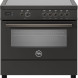 Bertazzoni PRO95I1ECAT2 fornuis frontaanzicht met inductiekookplaat en gesloten ovenklep