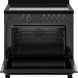 Bertazzoni PRO95I1ECAT2 fornuis met geopende ovenklep toont interieur en rooster