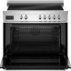 Bertazzoni PRO95I1ENET2 fornuis met geopende ovendeur en zichtbaar interieur met roosterhaken